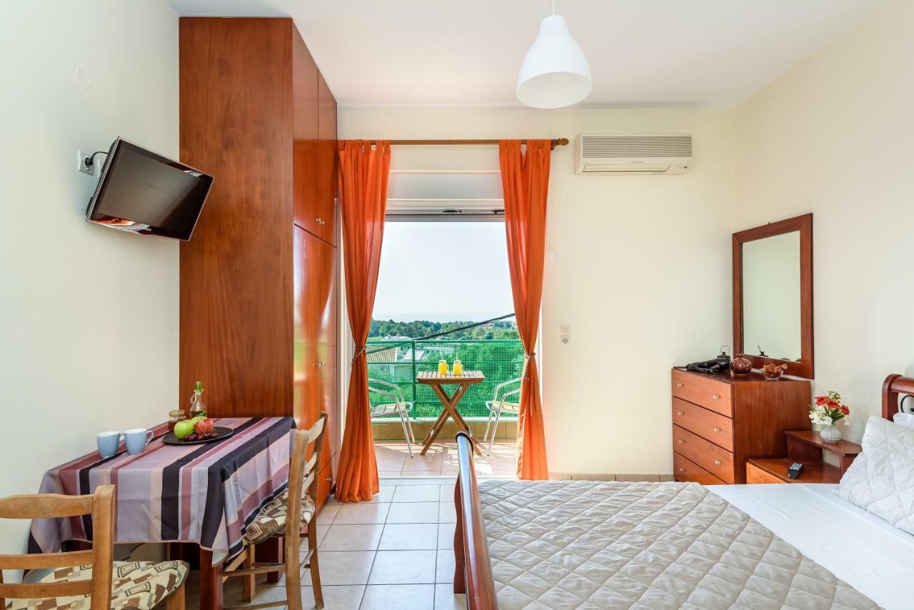 Golden Beach Hill Apartments Káto Daráco Kültér fotó