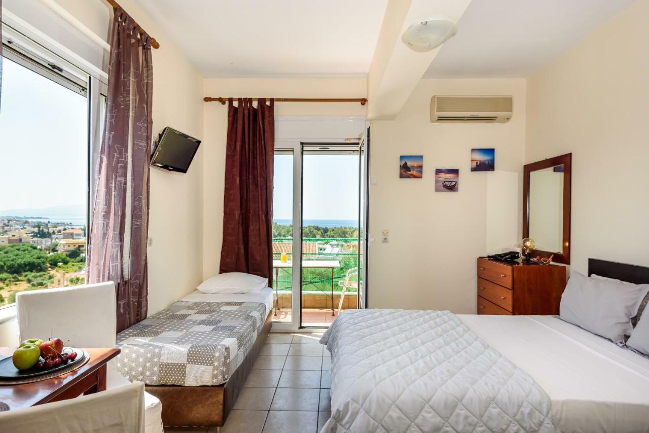 Golden Beach Hill Apartments Káto Daráco Kültér fotó