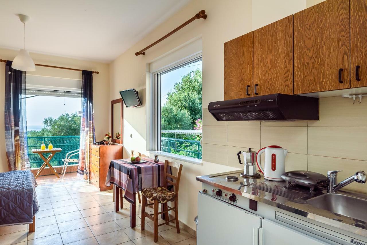 Golden Beach Hill Apartments Káto Daráco Kültér fotó